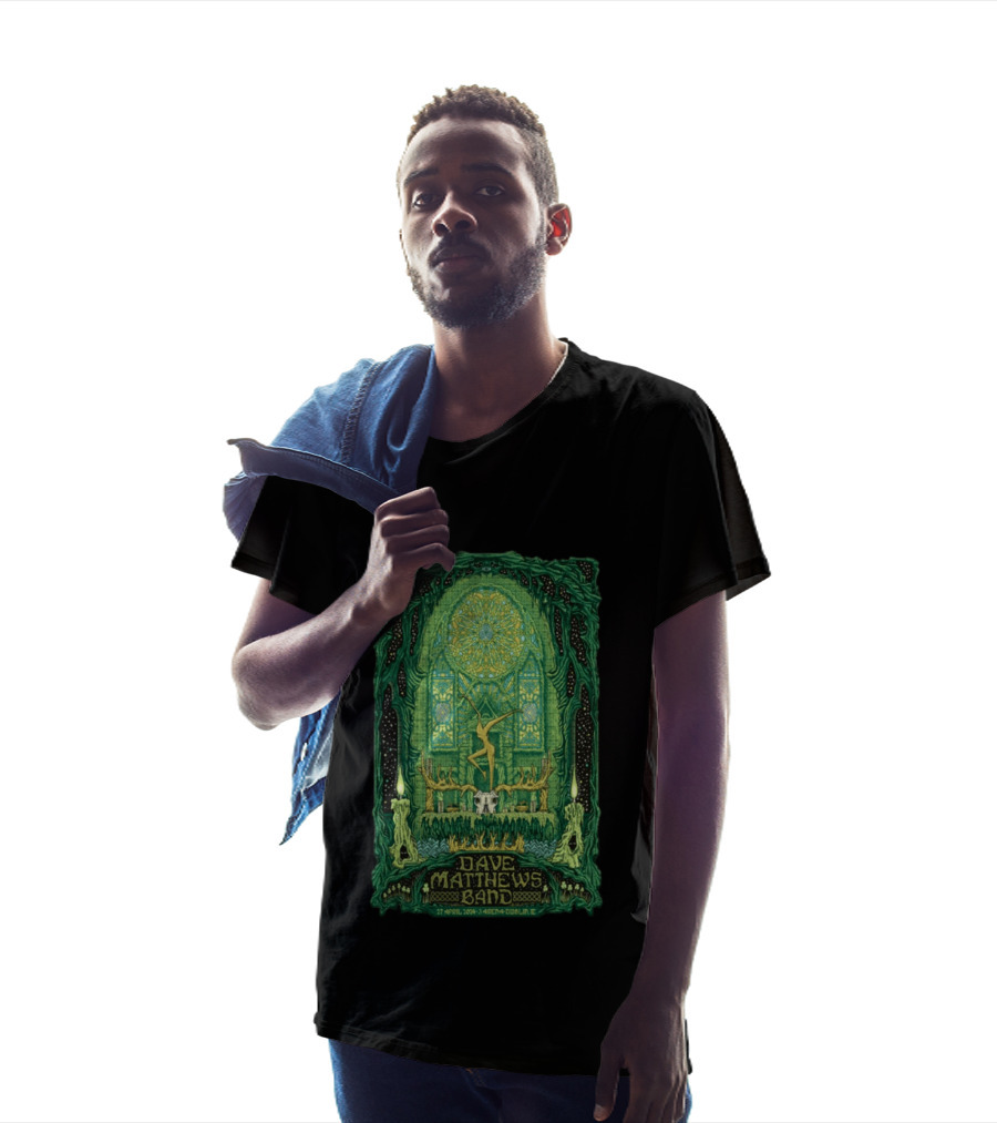 Dave Matthews Band 27 April 2024 3Arena Dublin IE Concert Art With Celtic And Candle T-Shirt