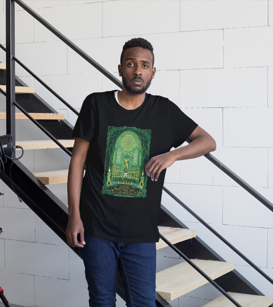 Dave Matthews Band 27 April 2024 3Arena Dublin IE Concert Art With Celtic And Candle T-Shirt