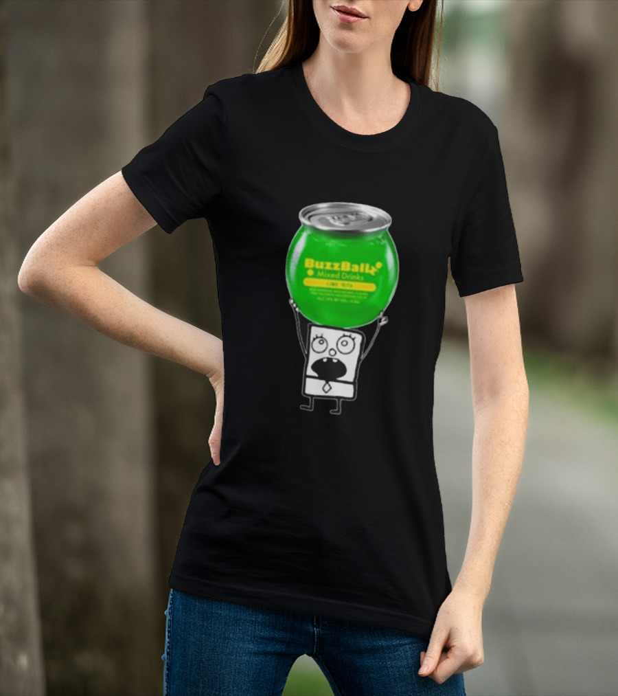 Doodlebob Lime Rita Buzzball Mixed Drinks T-Shirt