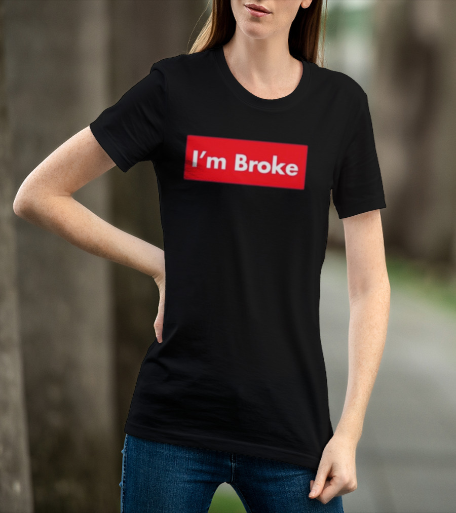 Terroriser I'm Broke Red Box T-Shirt