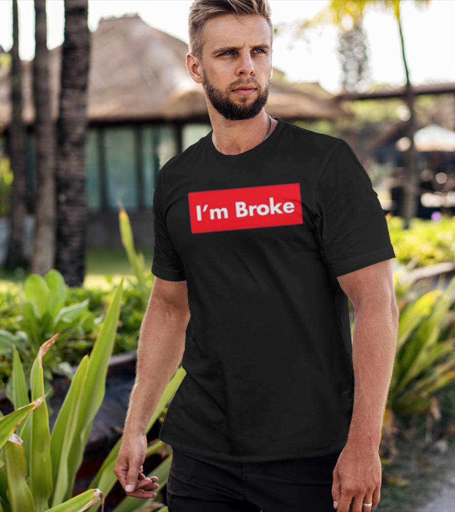 Terroriser I'm Broke Red Box T-Shirt
