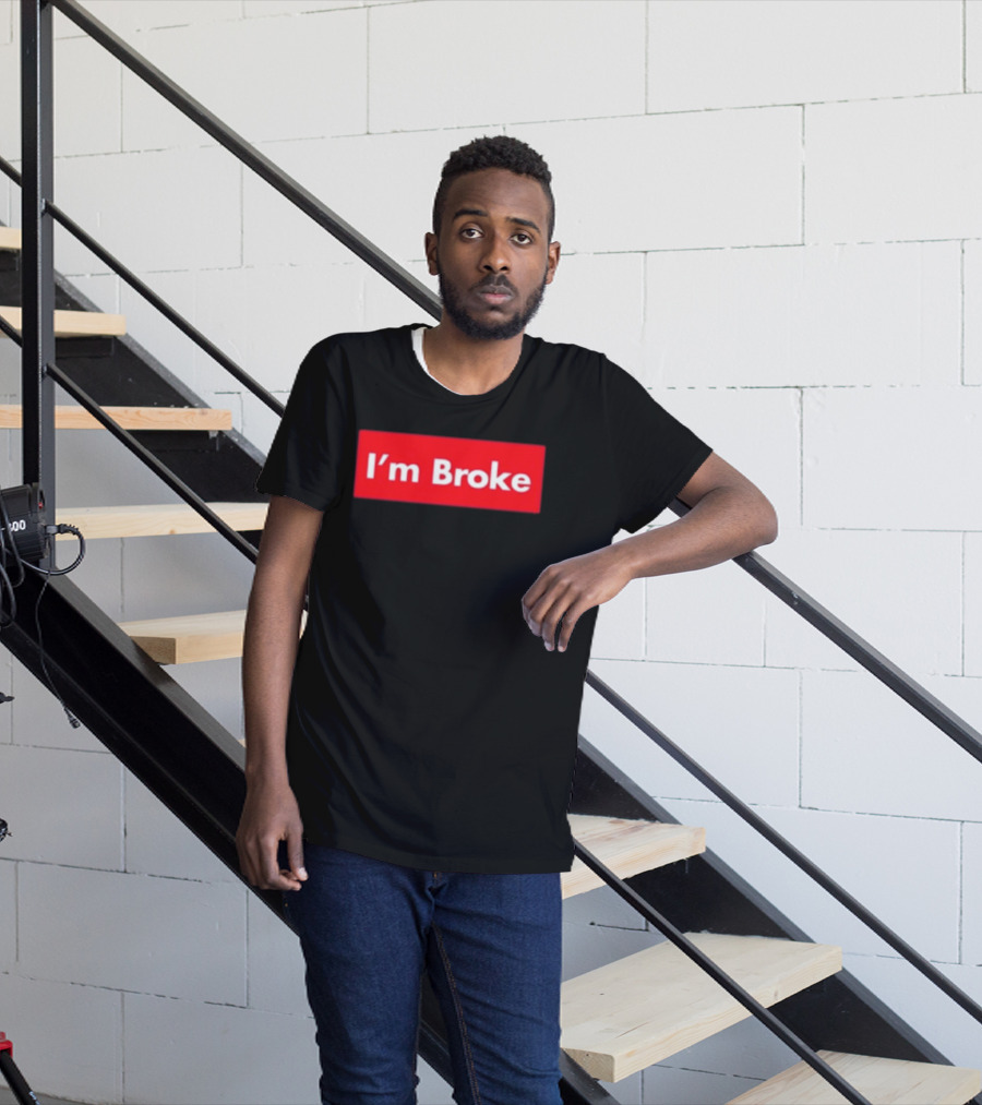 Terroriser I'm Broke Red Box T-Shirt