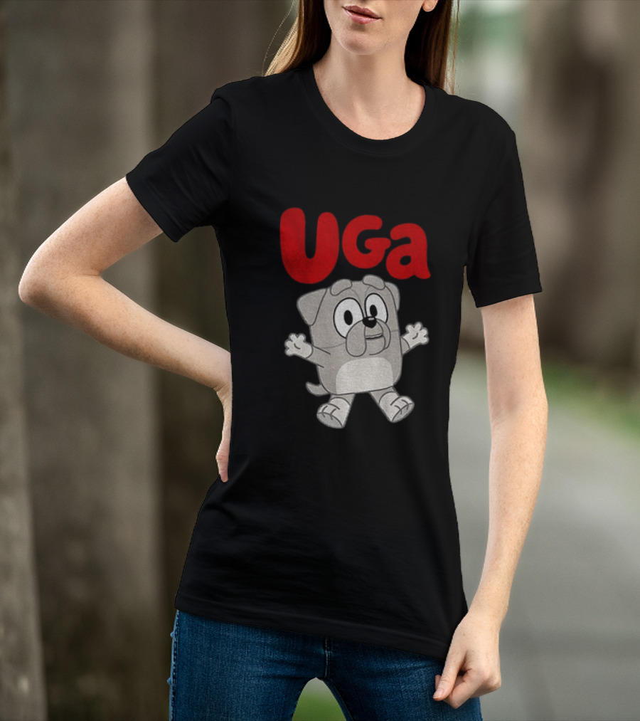 UGA Bulldogs Mascot Cartoon Graphic Game Day T-Shirt