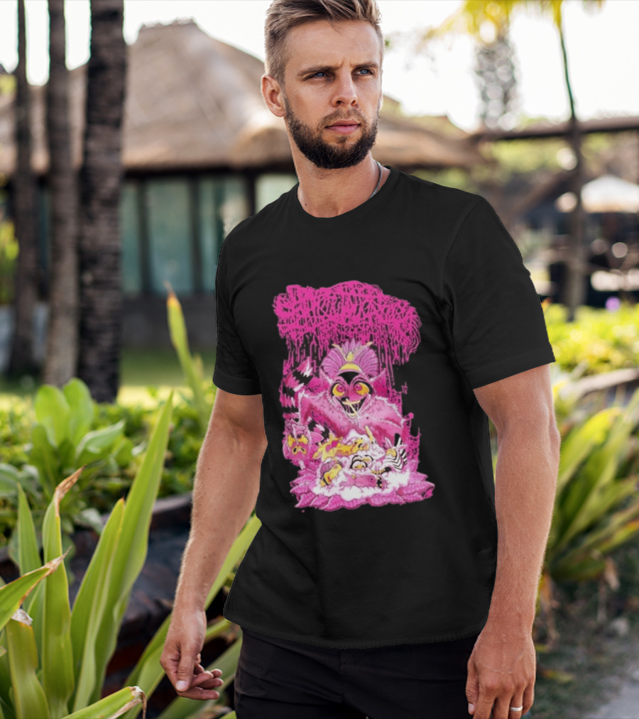 New Sanguisugabogg Pink Monster King Julian Purple T-Shirt