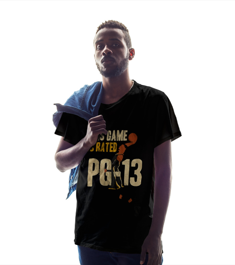 Tony Bradley Indiana Pacers This Game Is Rated PG 13 Basketball Cartoon T-Shirt