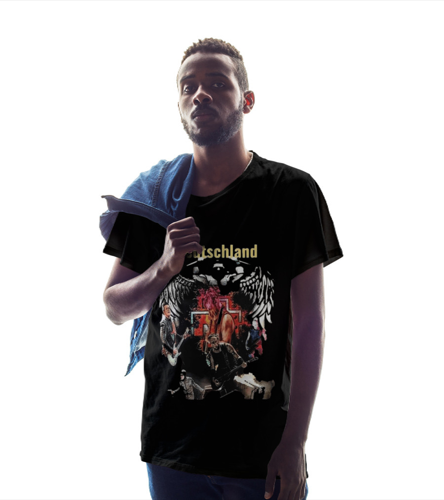 Rammstein Band Tour Deutschland Wings And Band Members T-Shirt