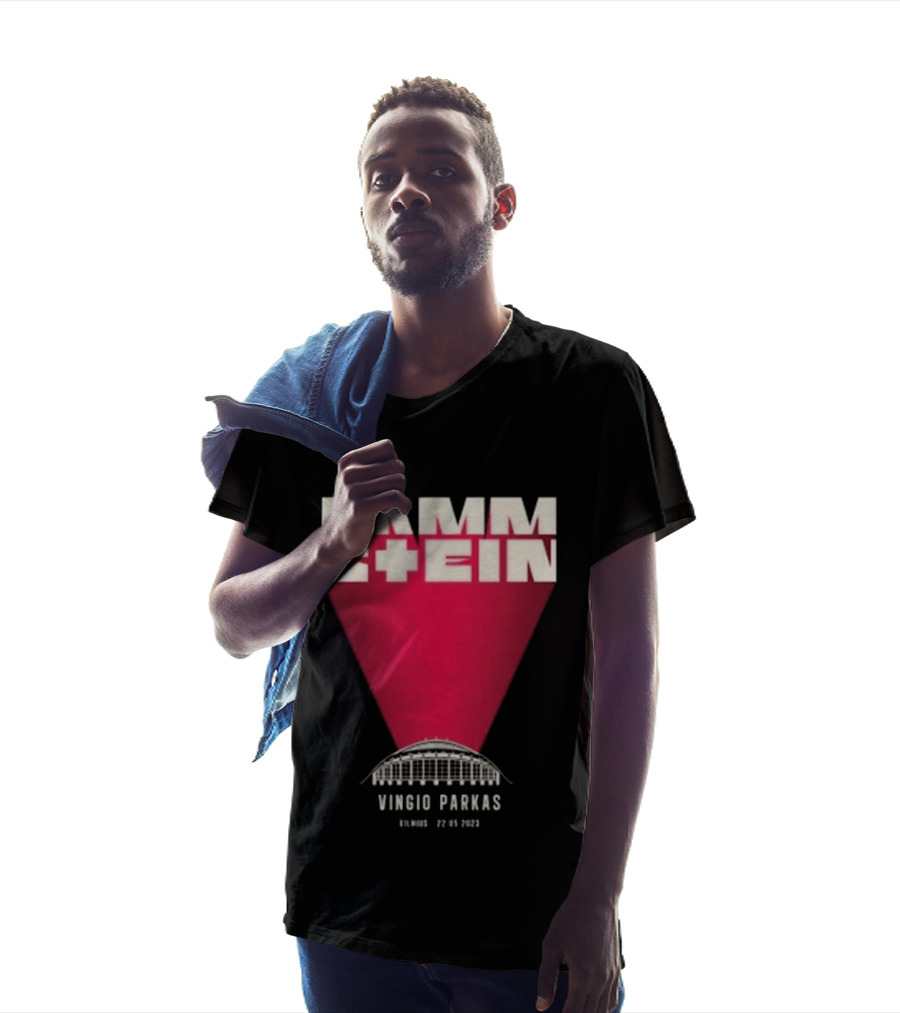 Rammstein Vingio Parkas Vilnius 22 05 2023 Tour Event T-Shirt