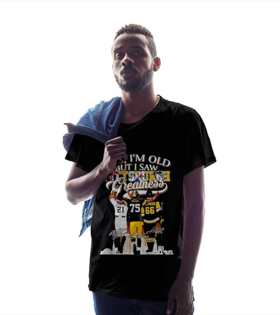 Yes I'm Old But I Saw Pittsburgh Steelers Greatness Signatures T-Shirt