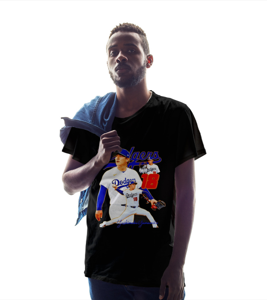 Los Angeles Dodgers Yoshinobu Yamamoto 18 Baseball 2026 T-Shirt
