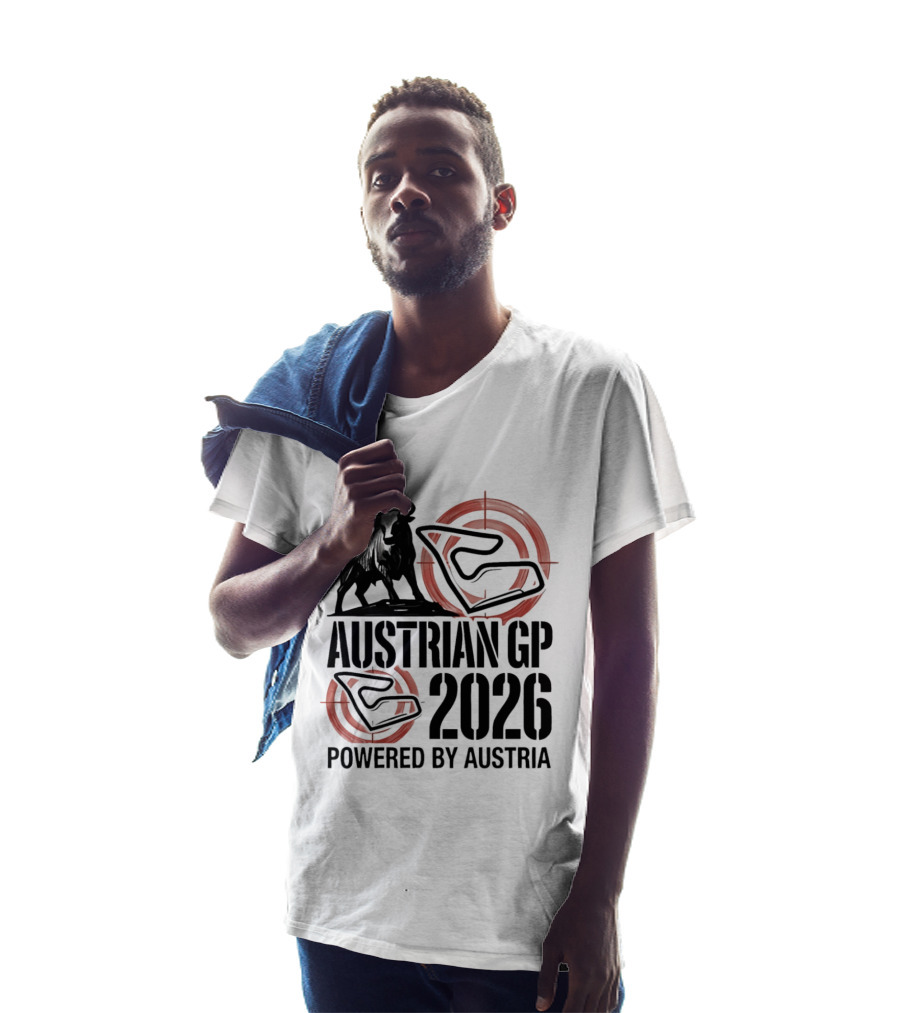 Austrian GP 2026 Powered By Austria Charging Bull Racing Circuit T-Shirt