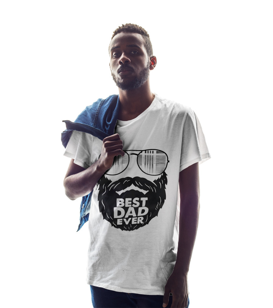 Best Dad Ever Beard Sunglasses T-Shirt