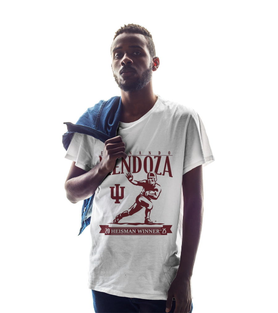Indiana Football Fernando Mendoza Heisman Winner 2025 T-Shirt