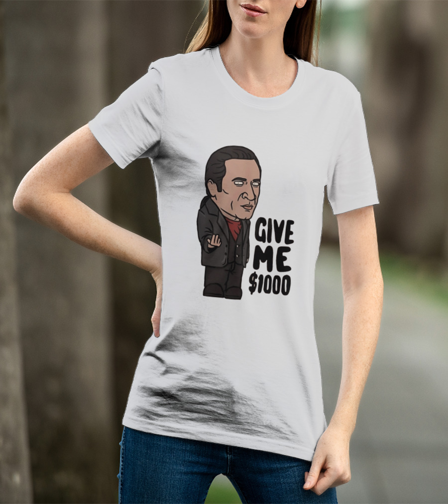 The Sopranos Furio Giunta Cartoon Give Me $1000 T-Shirt