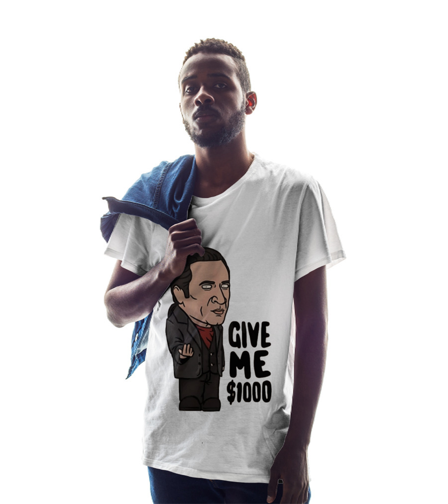 The Sopranos Furio Giunta Cartoon Give Me $1000 T-Shirt