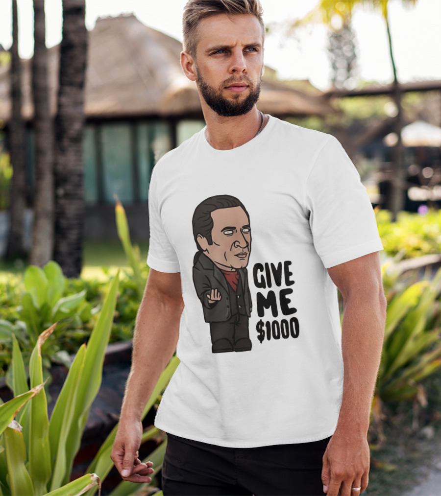 The Sopranos Furio Giunta Cartoon Give Me $1000 T-Shirt