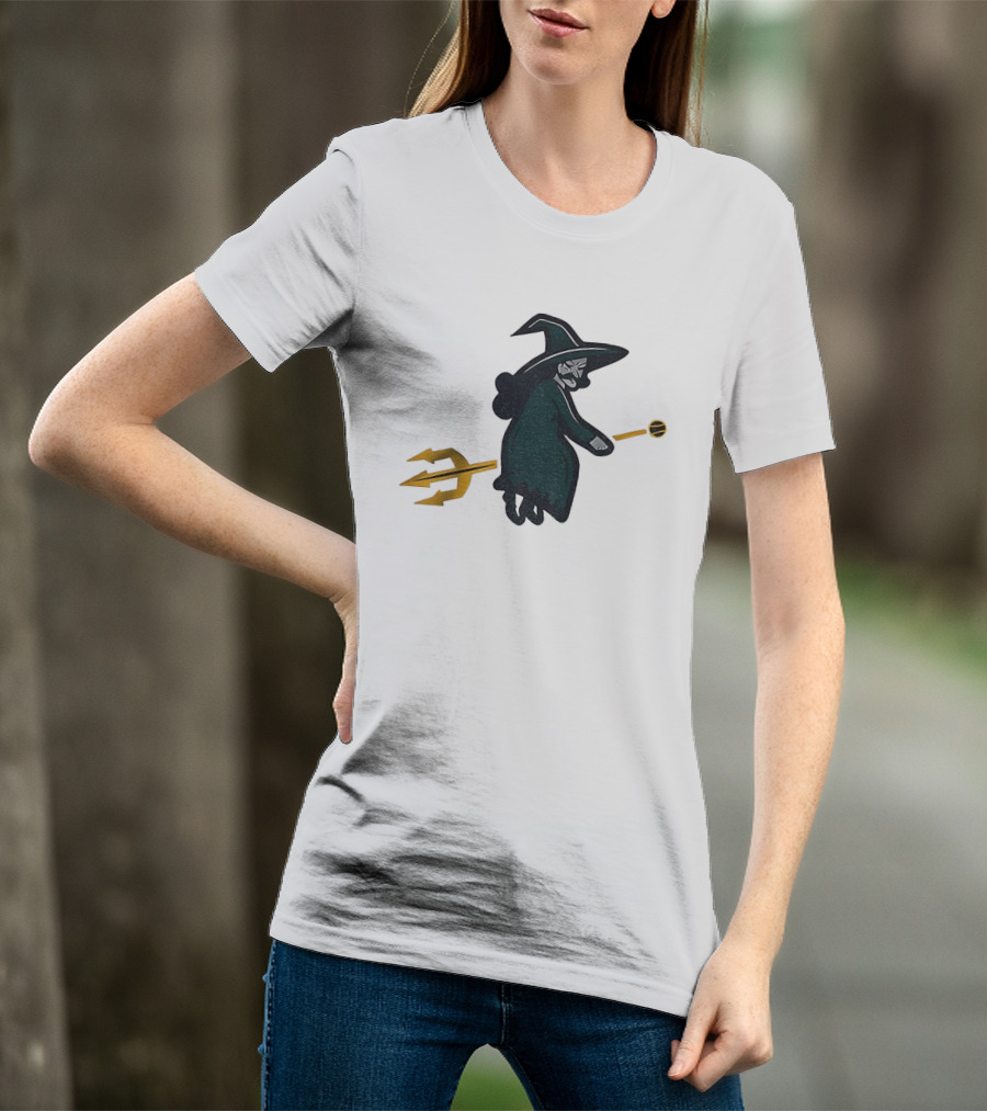 Witches Rally Seattle Mariners MLB Baseball 2025 Cartoon Trident Broomstick T-Shirt
