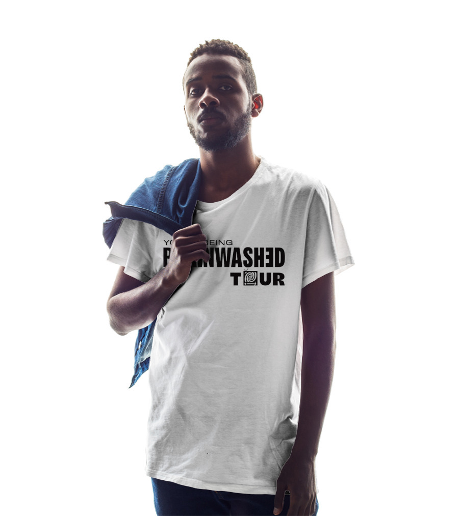 You're Being Brainwashed Tour TV Swirl T-Shirt