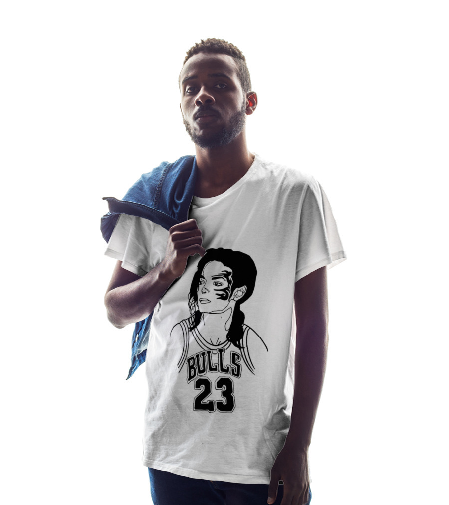 Chicago Bulls 23 Triple Mike Jordan Jackson Tyson Mashup T-Shirt