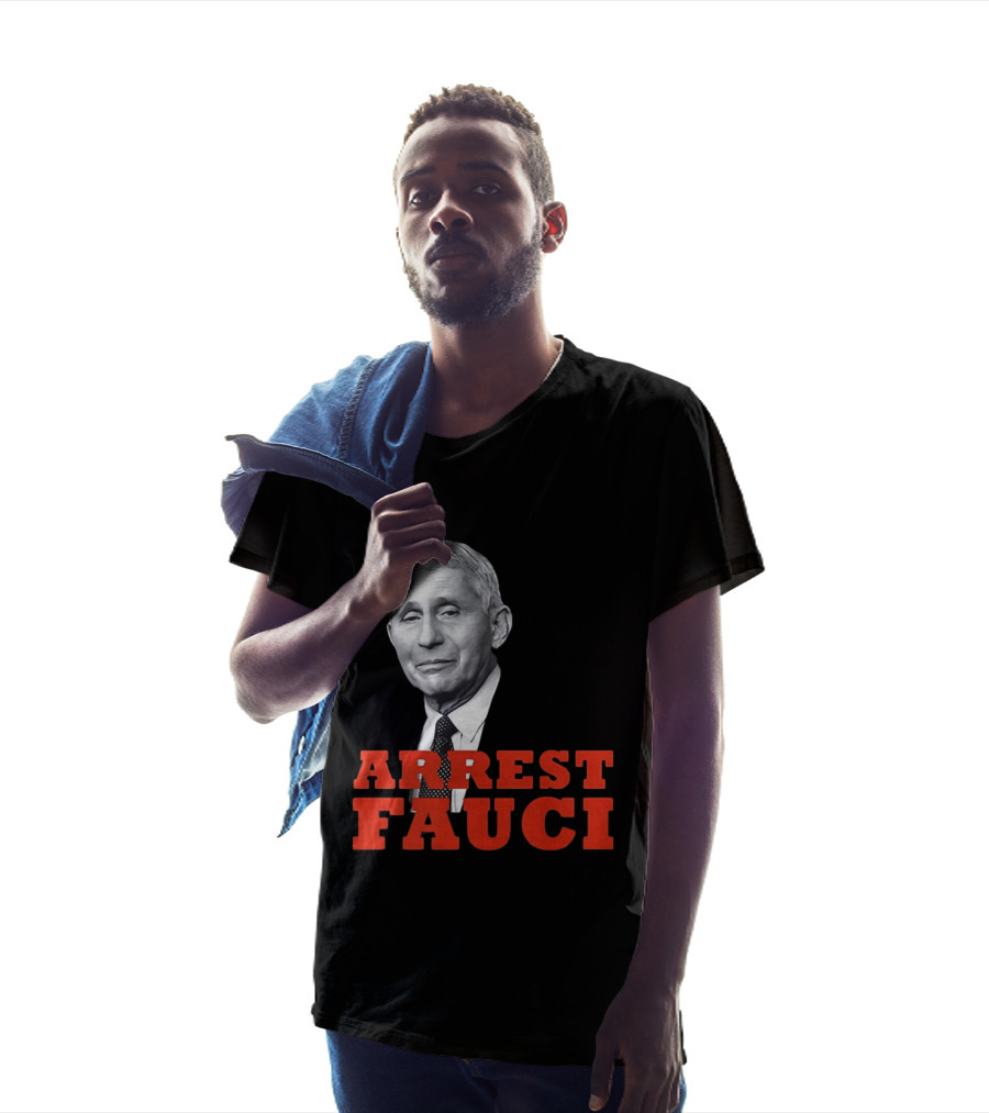 Arrest Dr Fauci Meme Face T-Shirt