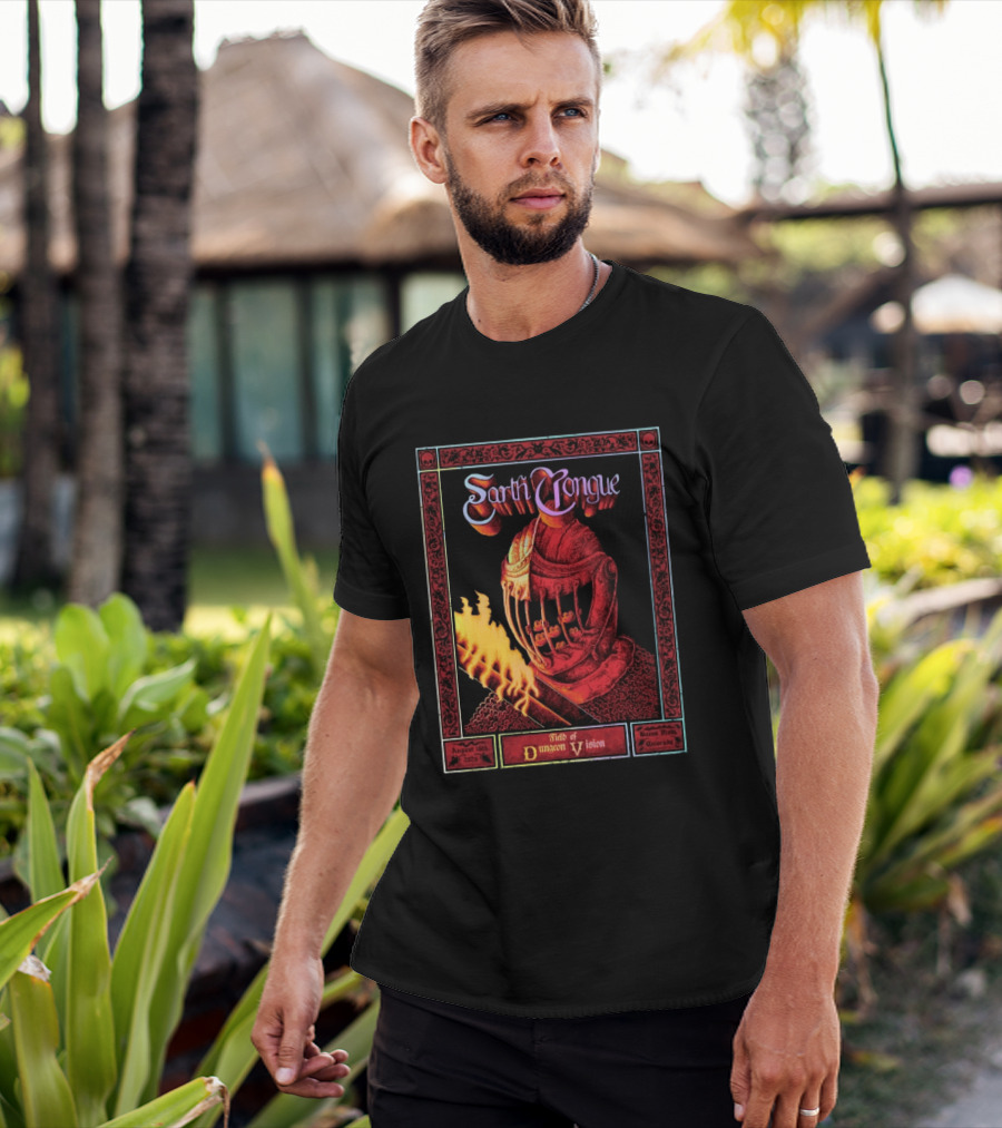 Earth Tongue August 16th 2023 Field Of Dungeon Vision Lyons Colorado T-Shirt
