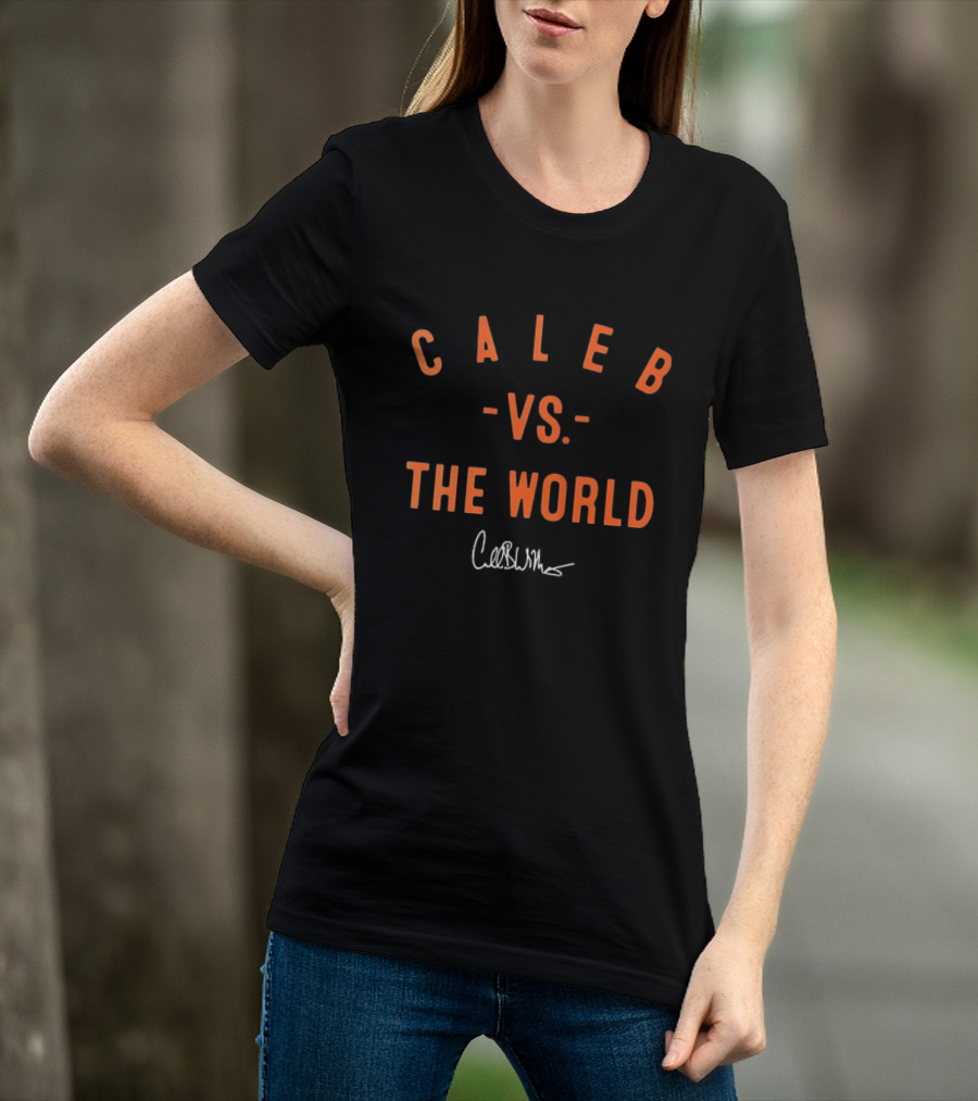 Caleb Williams VS The World 2026 Chicago Bears T-Shirt