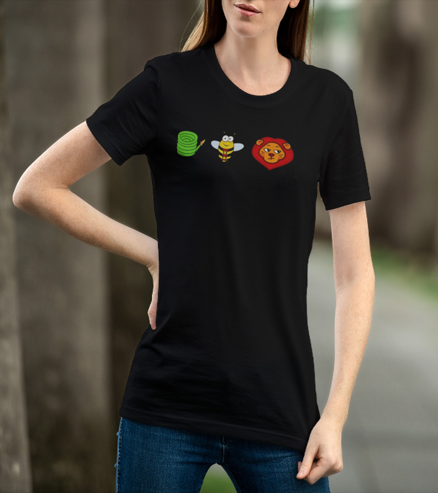Hose Bee Lion Meme Visual Wordplay Fun T-Shirt