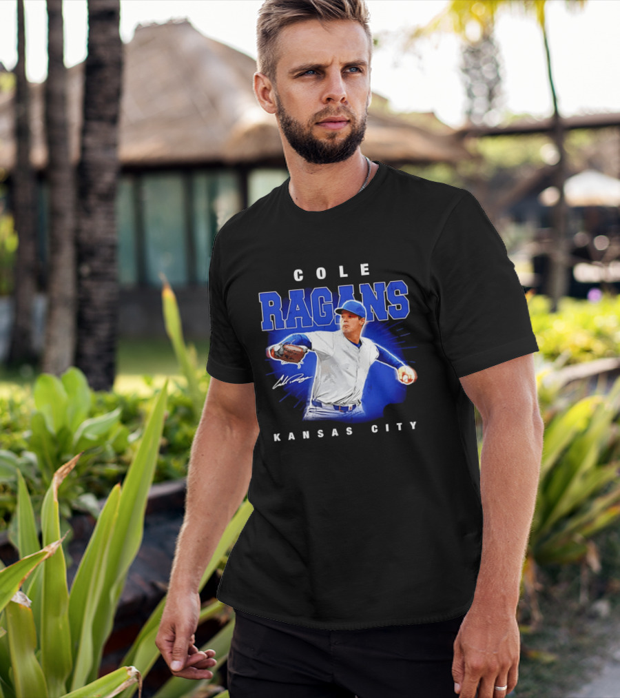 Cole Ragans Iconic Kansas City Pitcher Baseball Performance T-Shirt