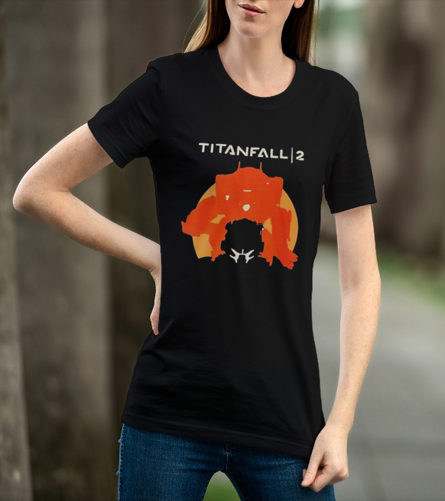 Rip Vince Zampella Titanfall 2 Orange Mech T-Shirt