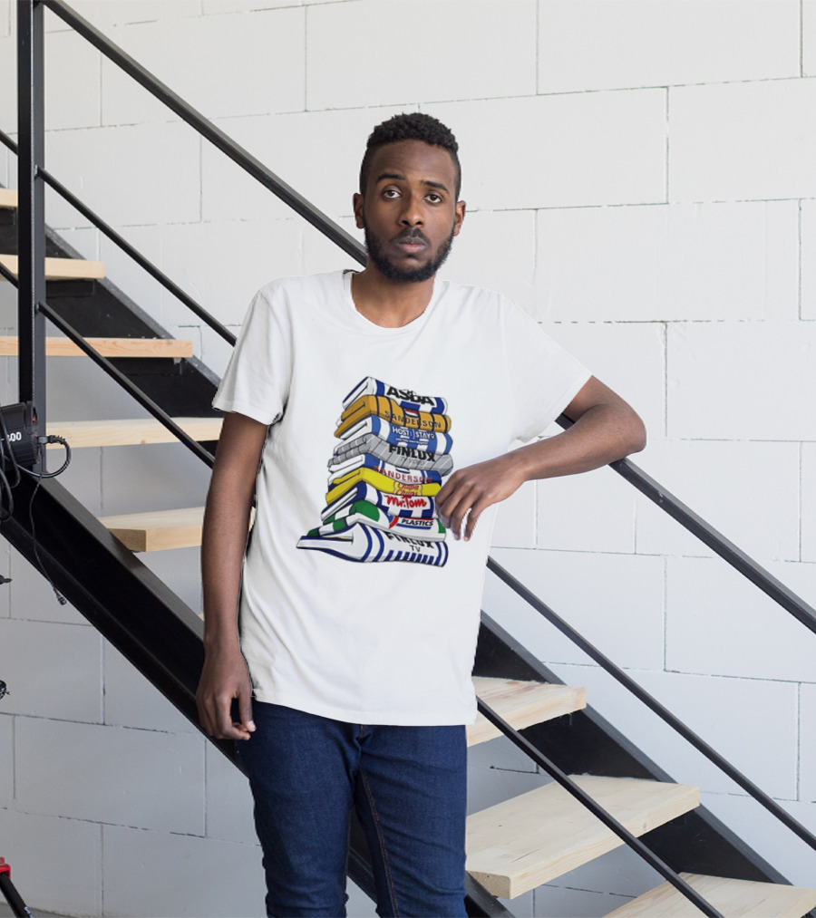 ASDA Sanderson Host Stay Finlux TV Chupa Chups Mr Tom Plastics T-Shirt