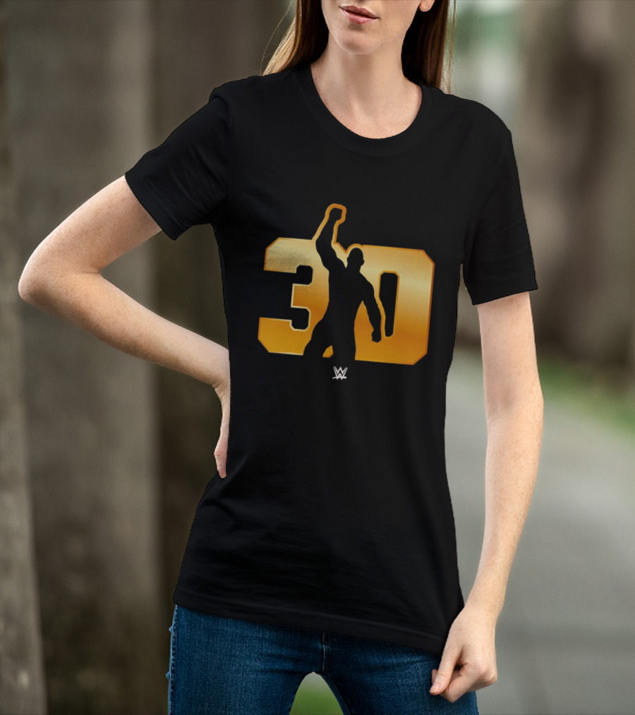 The Rock 30 WWE Years Anniversary Celebration T-Shirt