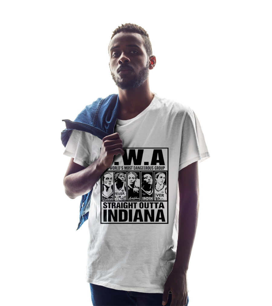 FWA Straight Outta Indiana Aliyah Boston Indiana Fever World's Most Dangerous Group 2026 T-Shirt
