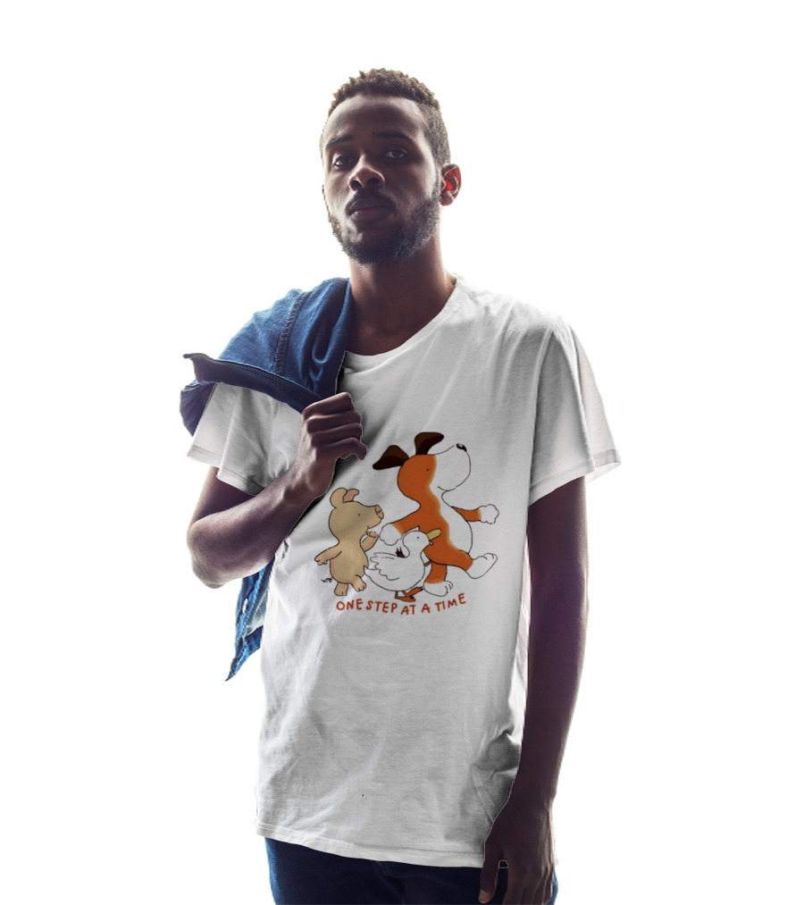 Dog Pig And Duck One Step At A Time T-Shirt