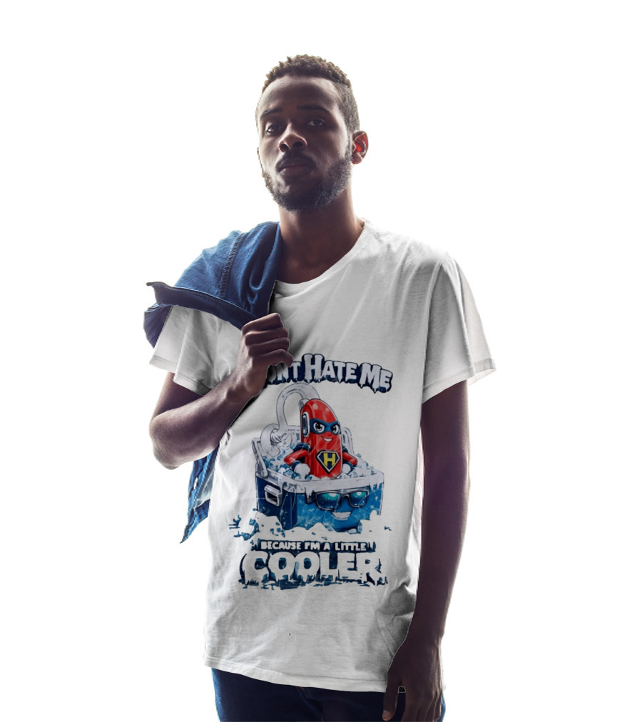 Don't Hate Me Because I'm A Little Cooler Superhero Ice Chest With Hero T-Shirt