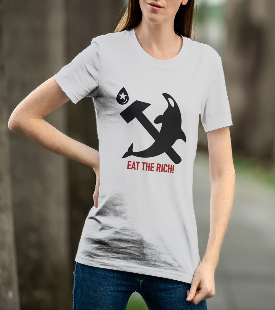Eat The Rich Orca Hammer Star T-Shirt