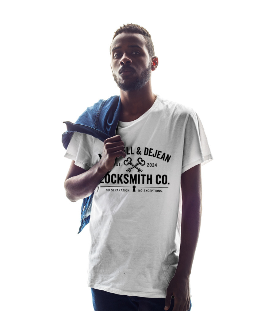 Mitchell & Dejean Locksmith Co. Est. 2024 No Separation No Deception Keys T-Shirt