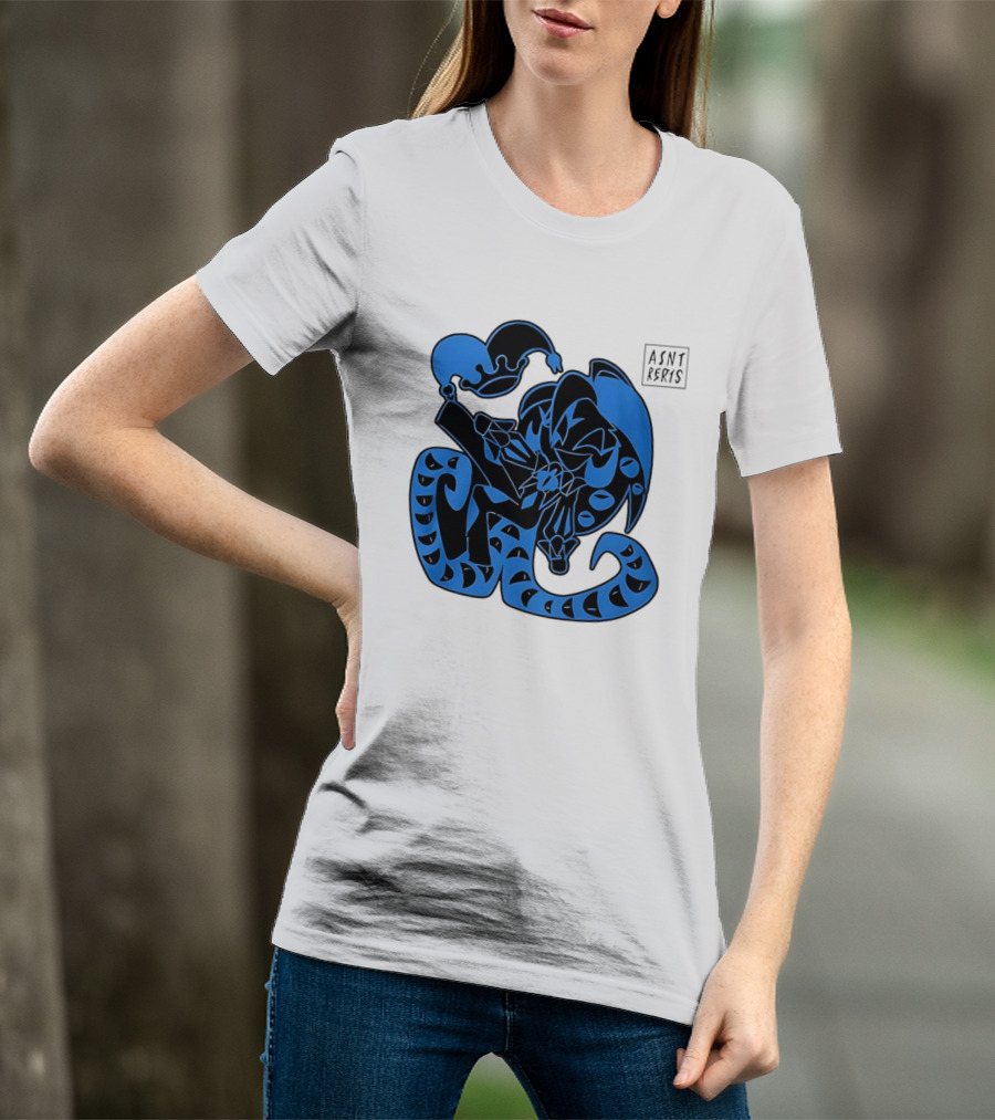 Shadow Milk Cookie Run A4NT Peeking Jester Snake T-Shirt