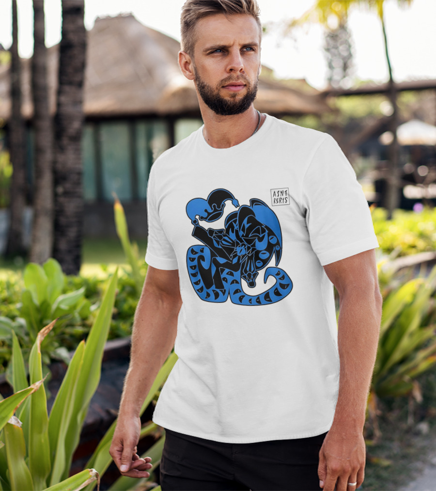 Shadow Milk Cookie Run A4NT Peeking Jester Snake T-Shirt