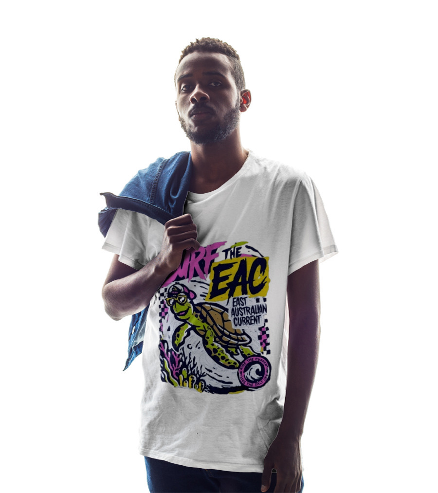 Surf The EAC East Australian Current Turtle Ride The Wave Feel The Salt Life T-Shirt