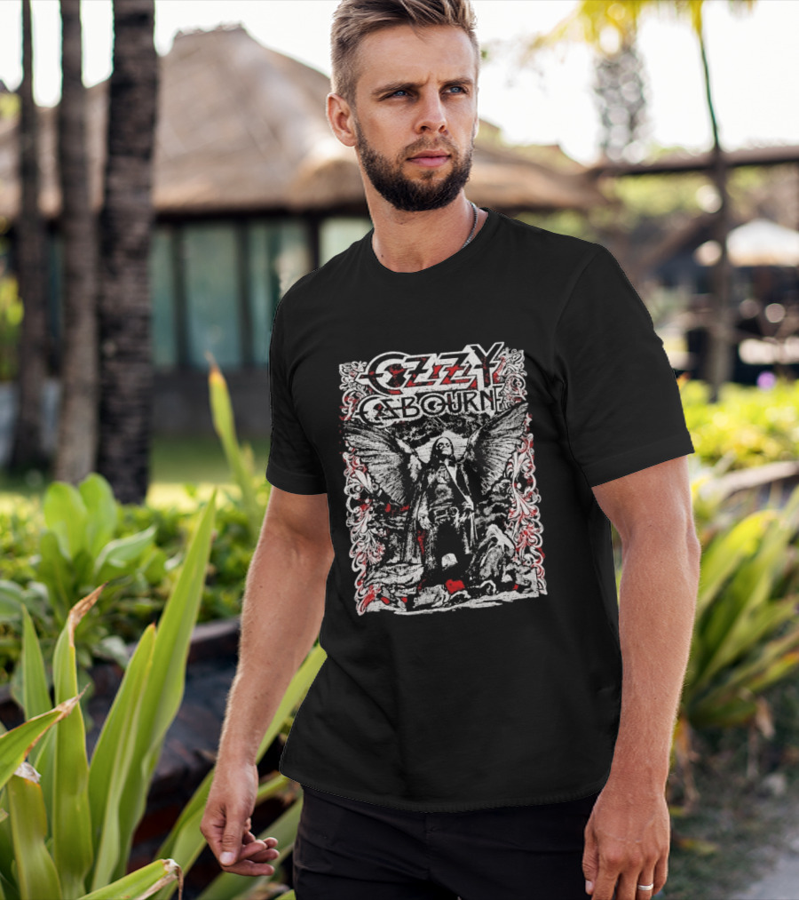 Ozzy Osbourne 2026 Prince Of Darkness Angel Wings T-Shirt