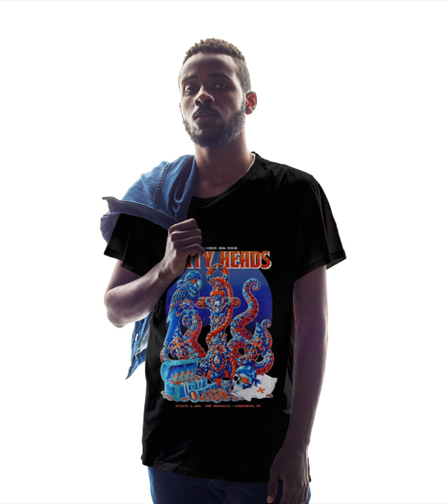 Dirty Heads Summer 2026 Tour Nashville TN August 1 Skeletons And Octopus T-Shirt