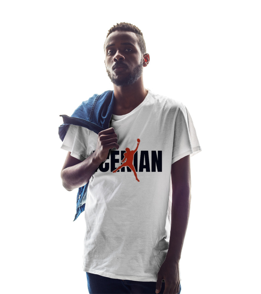 ICEMAN Basketball Silhouette Jumping Pose T-Shirt