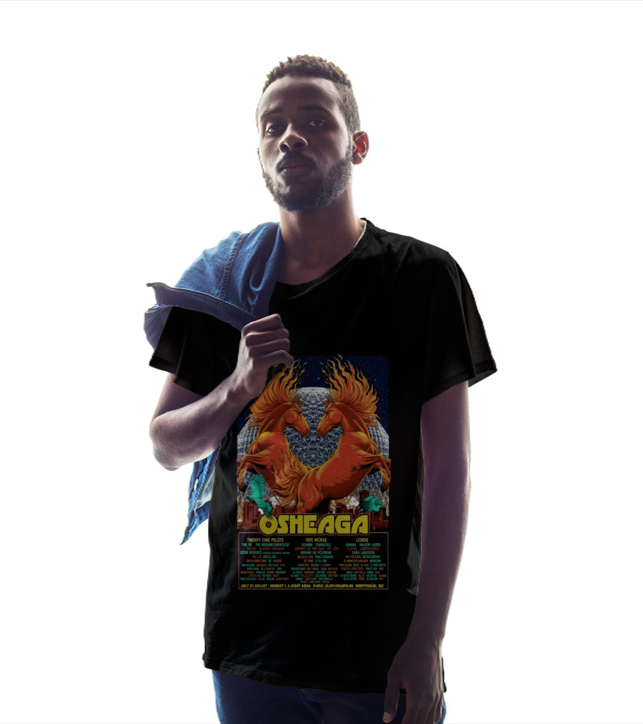 Osheaga Montreal QC 2026 Twenty One Pilots Lorde Concert Parc Jean Drapeau Limited Edition T-Shirt