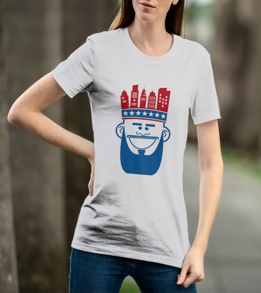 Lebron James Philadelphia 76ers Philly King Skyline Crown T-Shirt