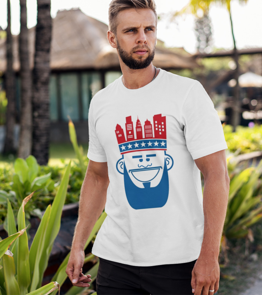 Lebron James Philadelphia 76ers Philly King Skyline Crown T-Shirt