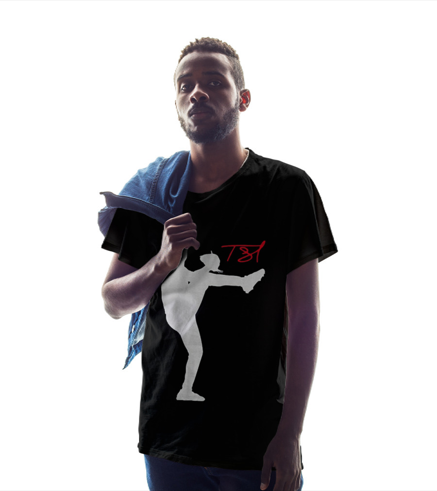 T61 Tarik Skubal Pitching Pose Los Angeles T-Shirt