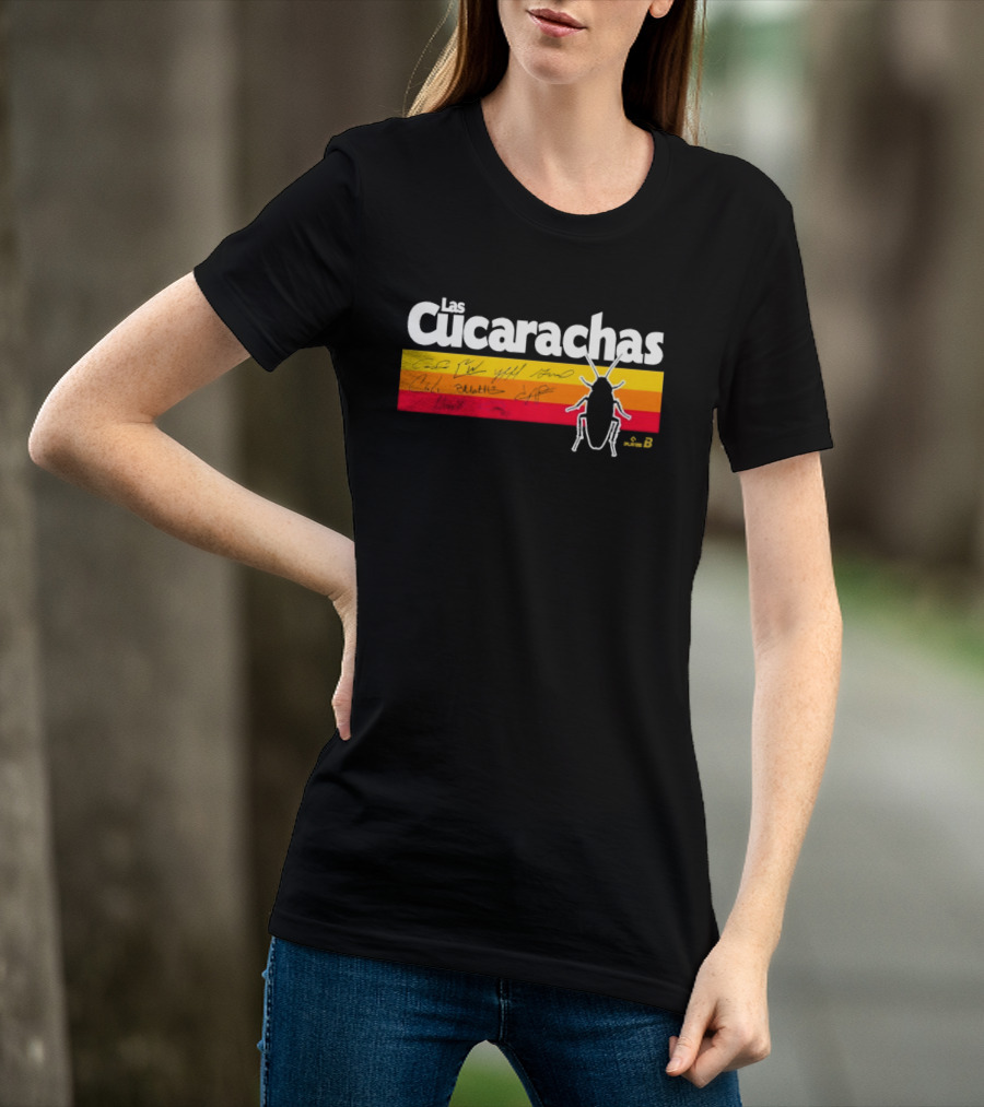 Houston Baseball Las Cucarachas Signature Series T-Shirt