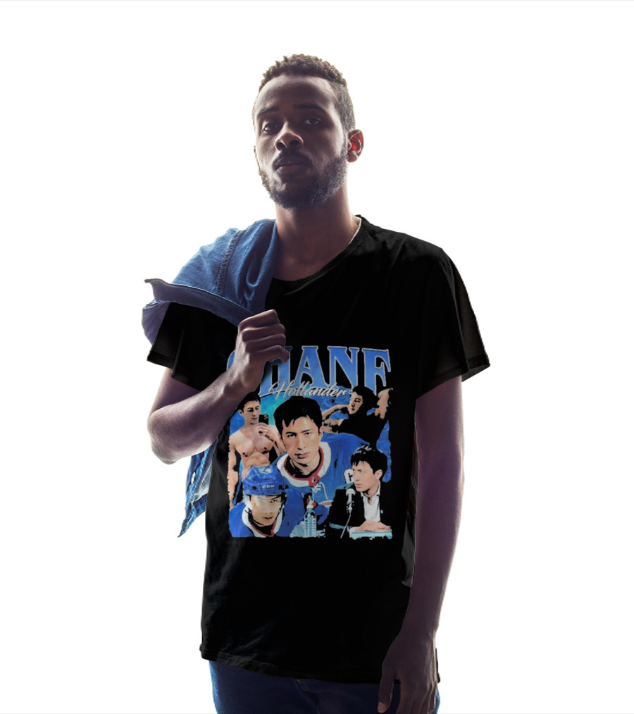 Shane Hollander Hockey Player Collage Hudson Williams T-Shirt
