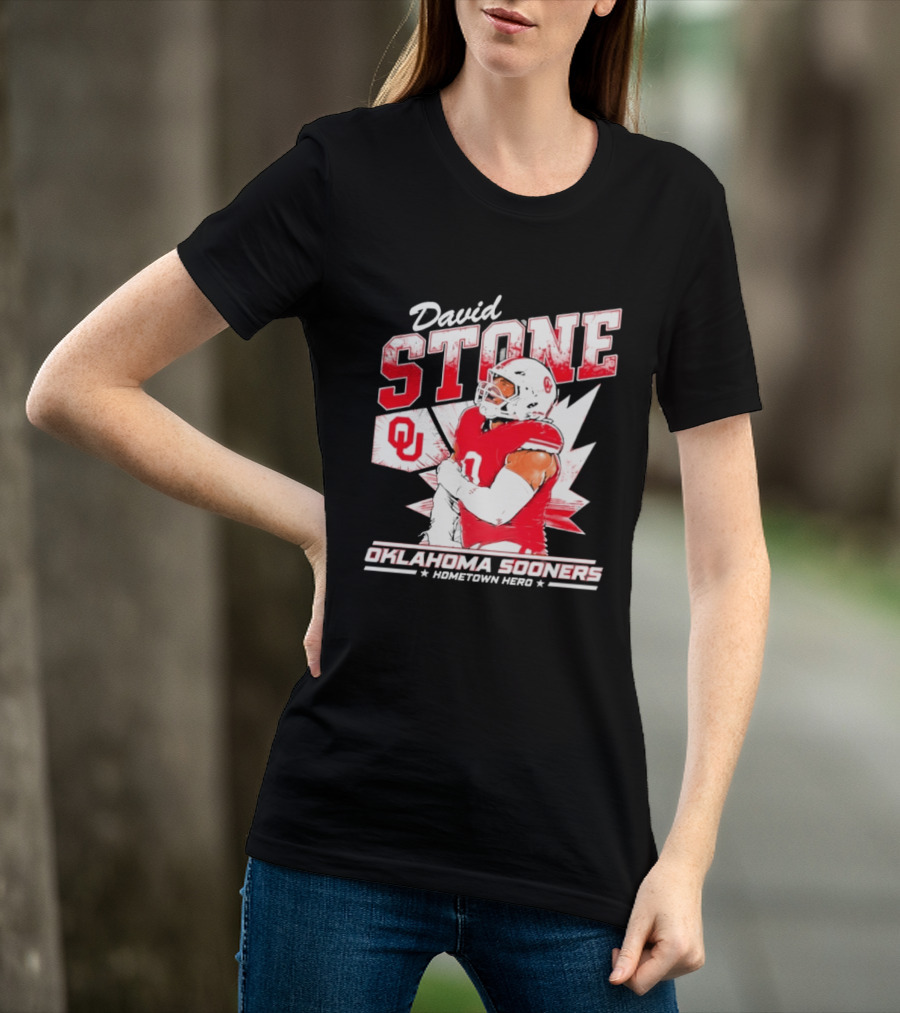 David Stone Oklahoma Sooners Hometown Hero OU Football Star T-Shirt