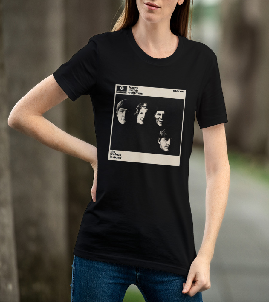 Parlophone Harry In The Eggman The Walrus Is Lloyd Stereo T-Shirt
