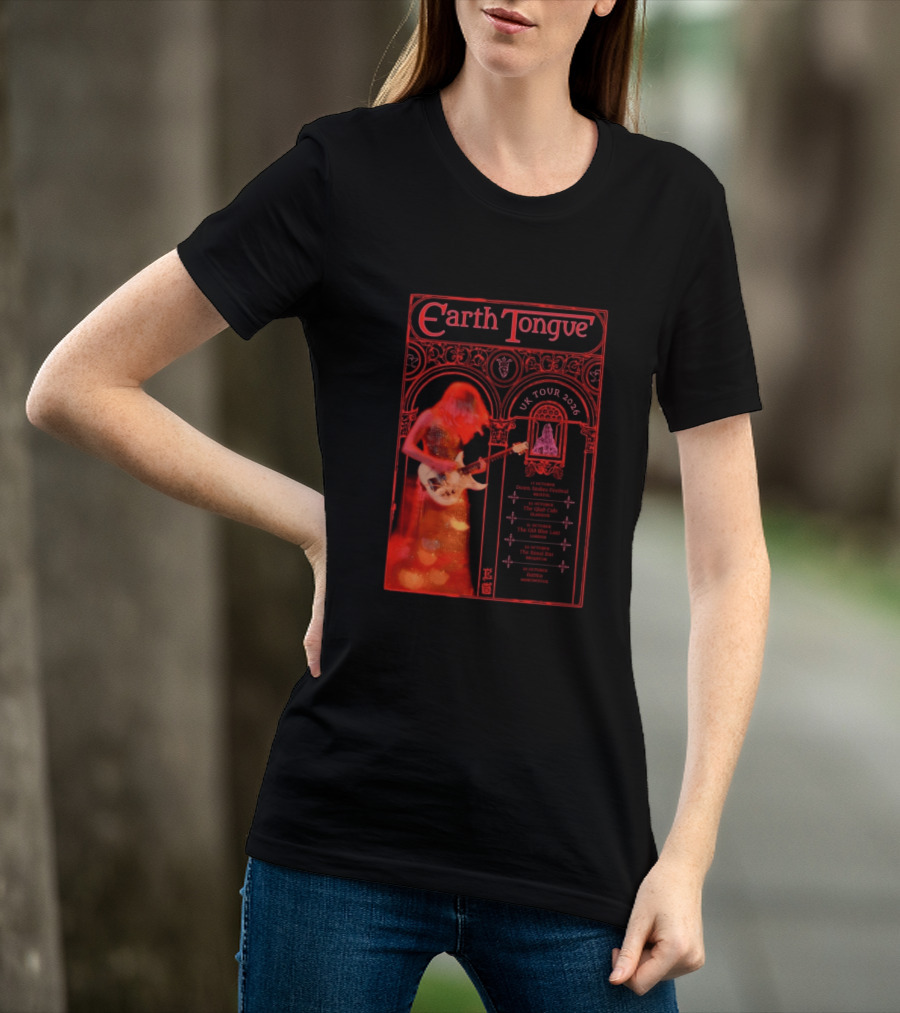 Earth Tongue UK Tour 2026 Down Stokes Festival Bristol Gilded Gothic Artistry T-Shirt